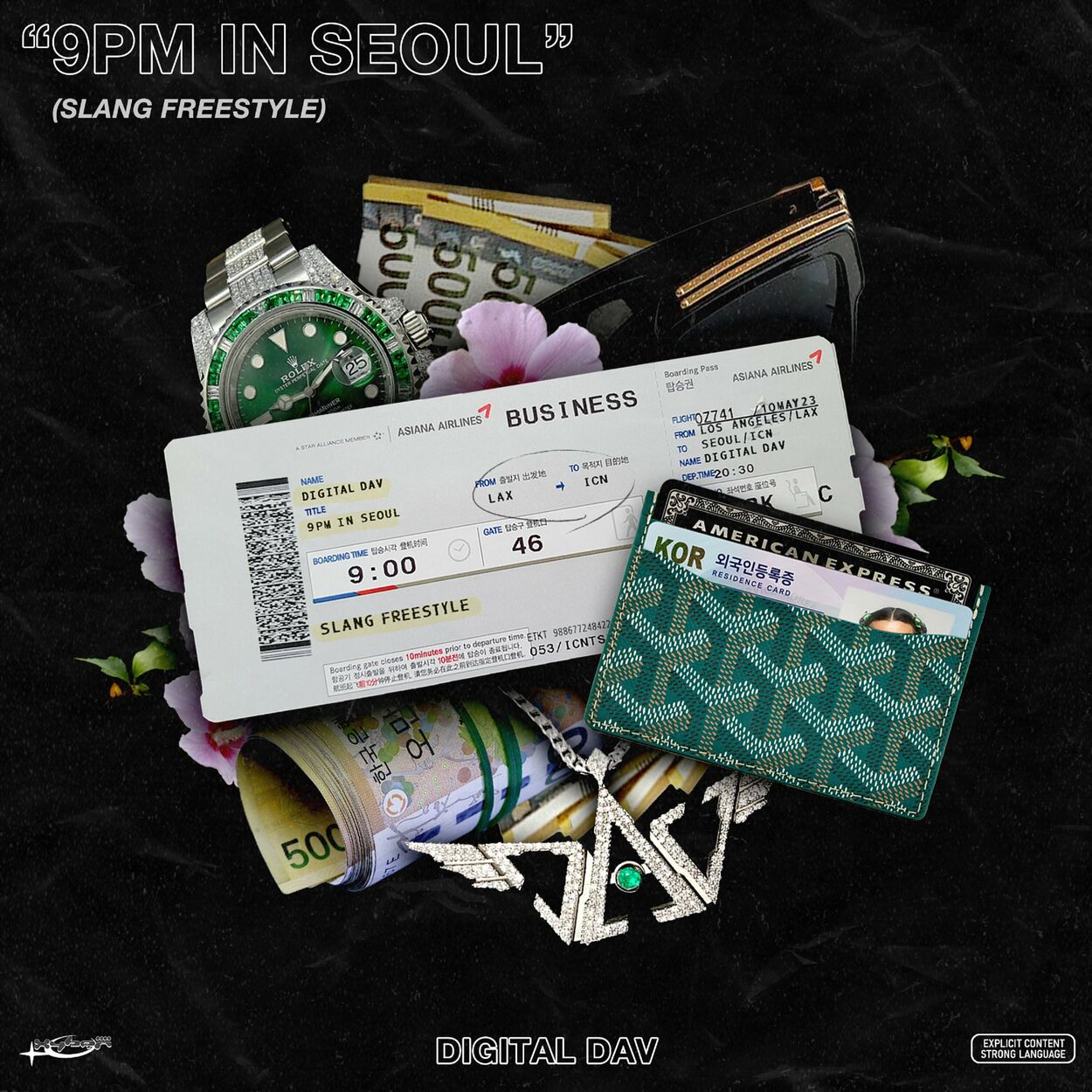 Digital Dav – 9PM IN SEOUL (SLANG FREESTYLE) – Single