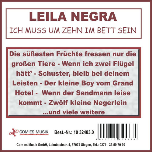 Leila Negra Wenn Der Sandmann Leise Kommt Listen On Deezer