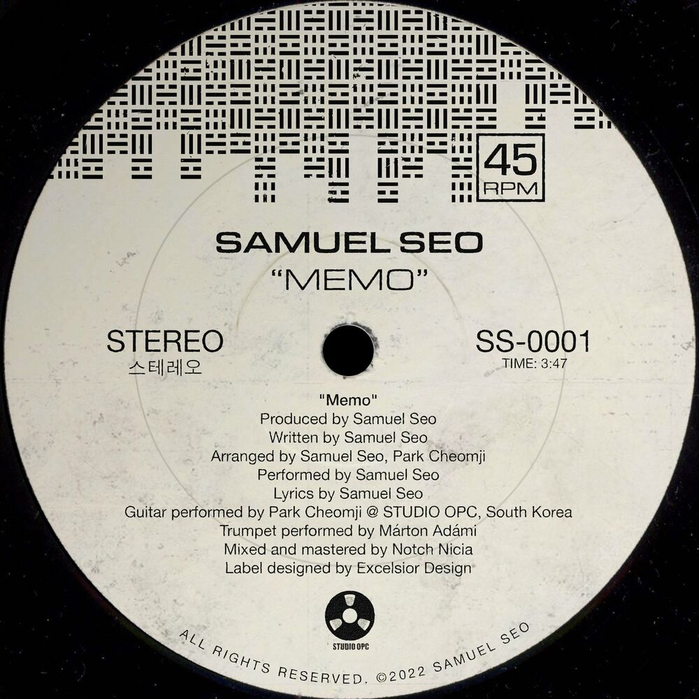 Samuel Seo – MEMO – Single