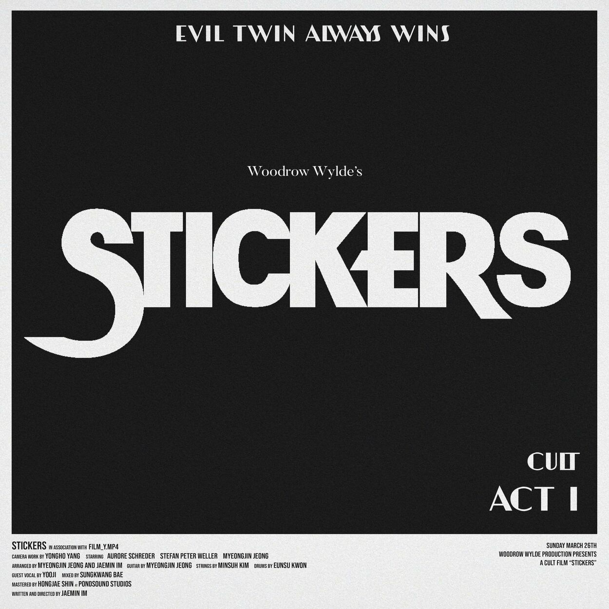 Woodrow Wylde – Stickers – Single