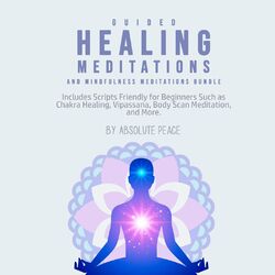 Guided Healing Meditations and Mindfulness Meditations Bundle - Includes Scripts Friendly for Beginners Such as Chakra Healing, Vi (Unabridged)
