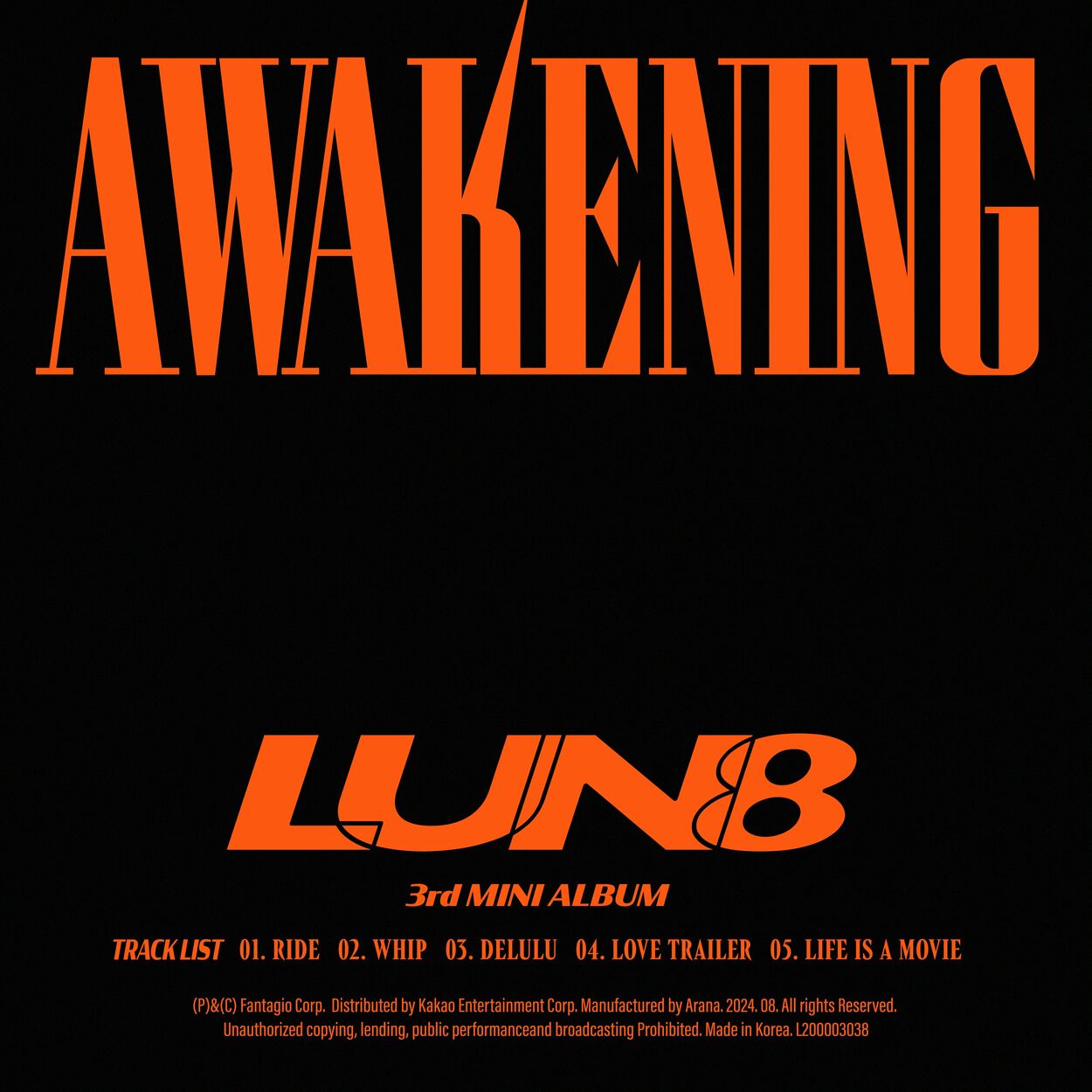 LUN8 – AWAKENING – EP