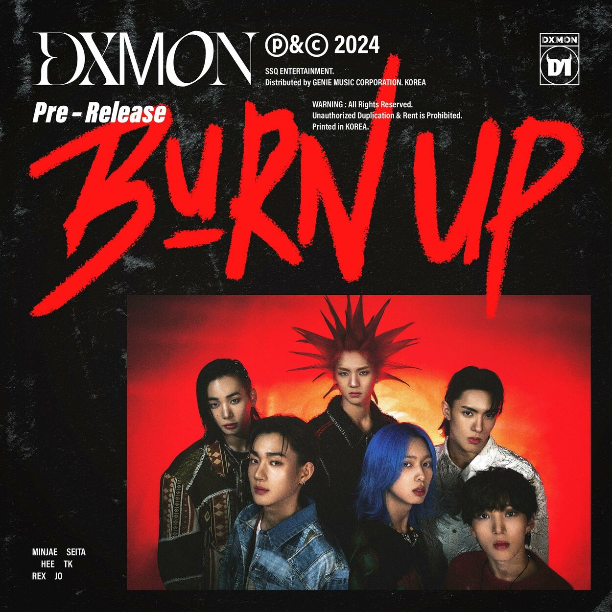 DXMON – BURN UP – Single