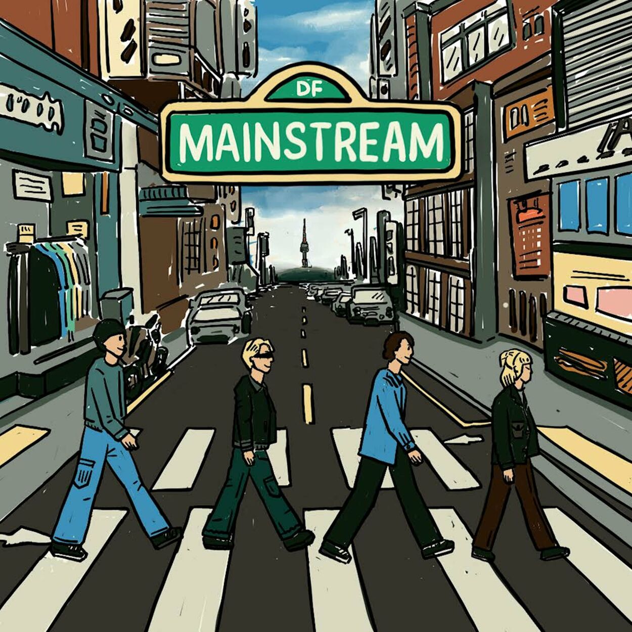 Iamdl – Mainstream (Feat. Kid Wine, Skinny Brown, Hash Swan) – Single