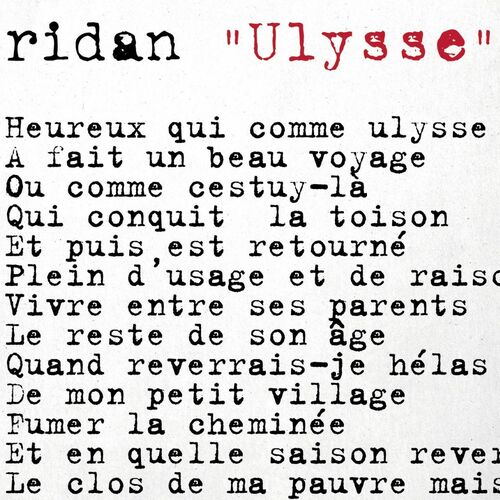 Ridan Ulysse Chansons Et Paroles Deezer