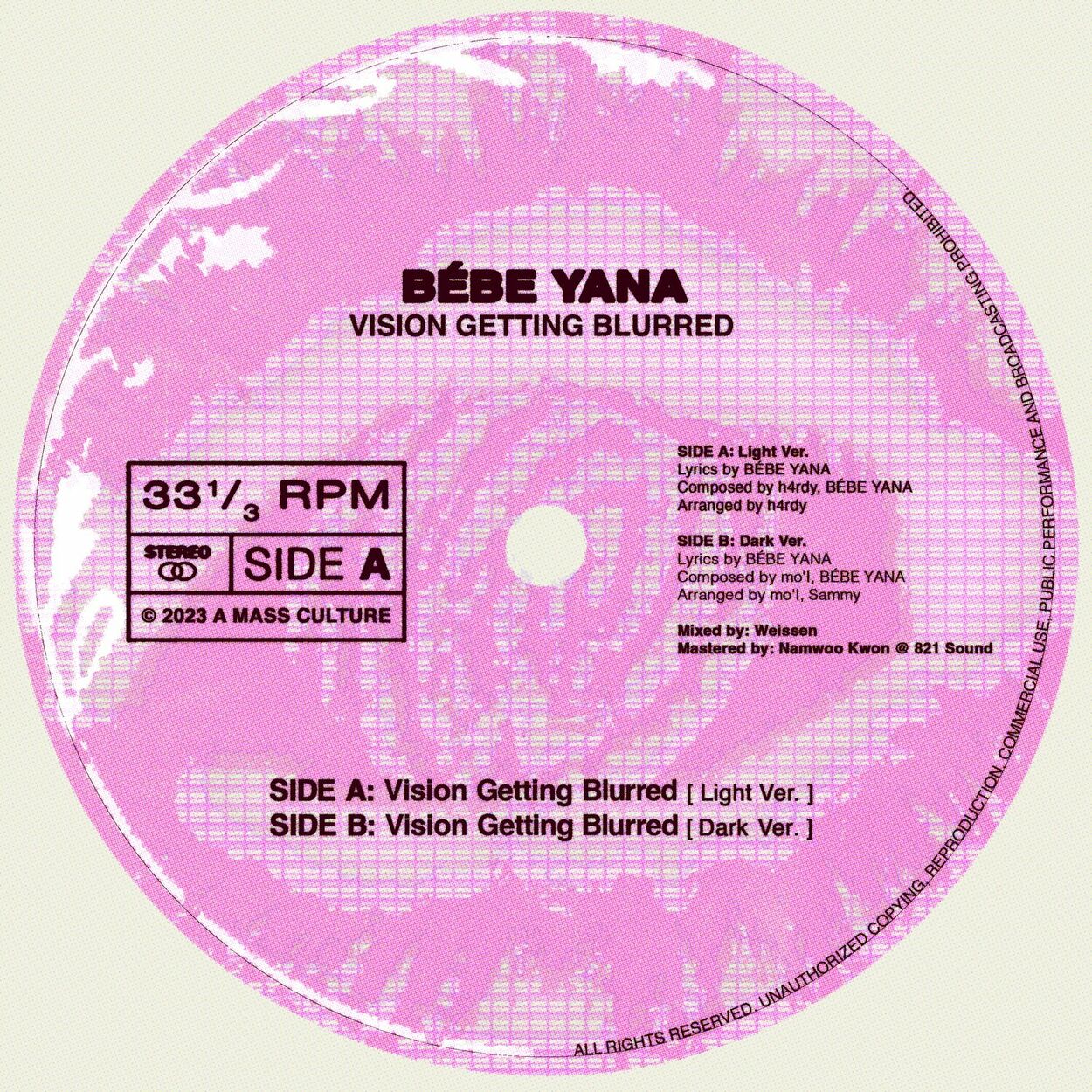 BÉBE YANA – Vision Getting Blurred – Single