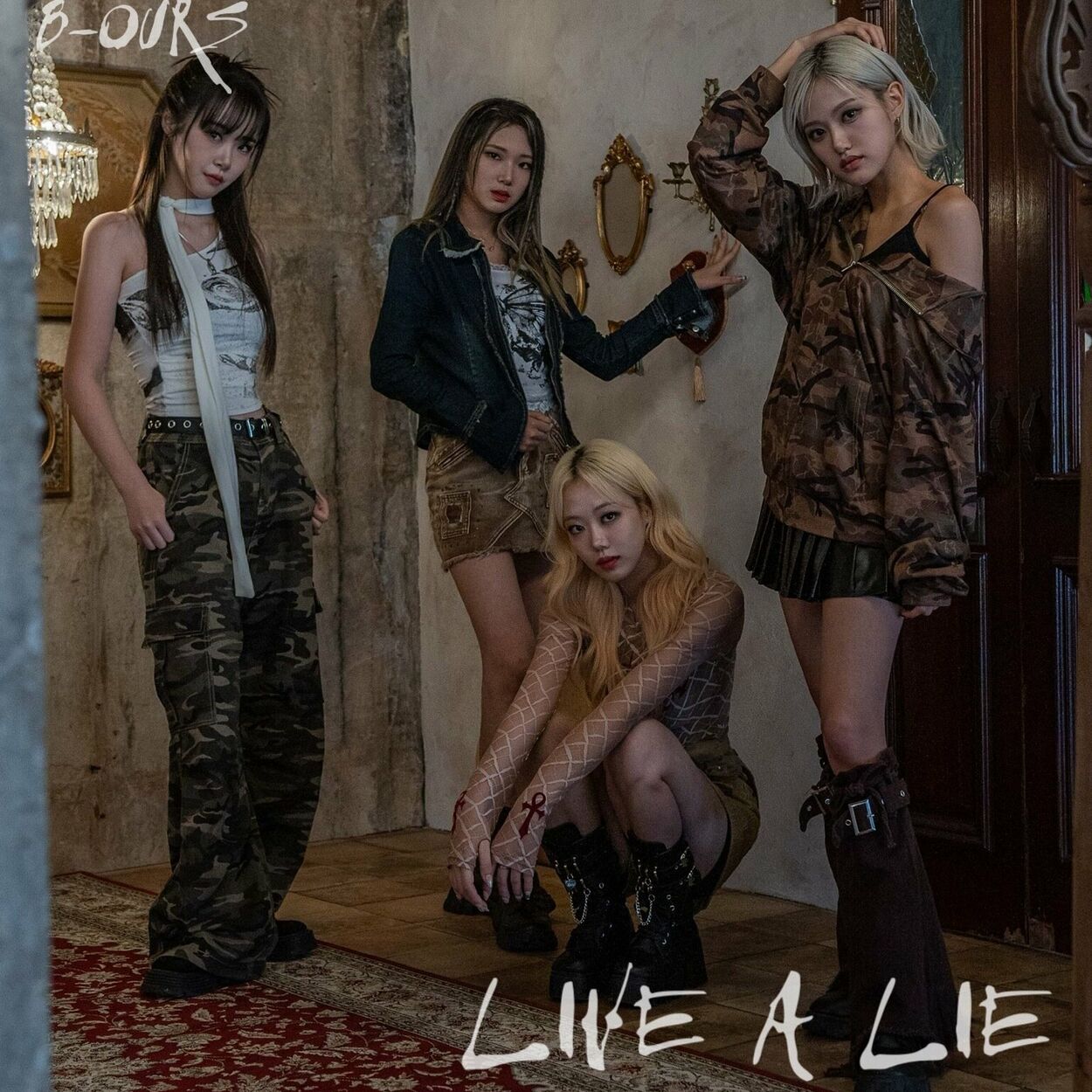 B-OURS – LIVE A LIE – Single