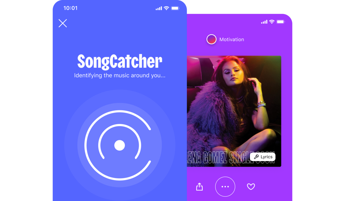 Identifiziere Musik mit SongCatcher